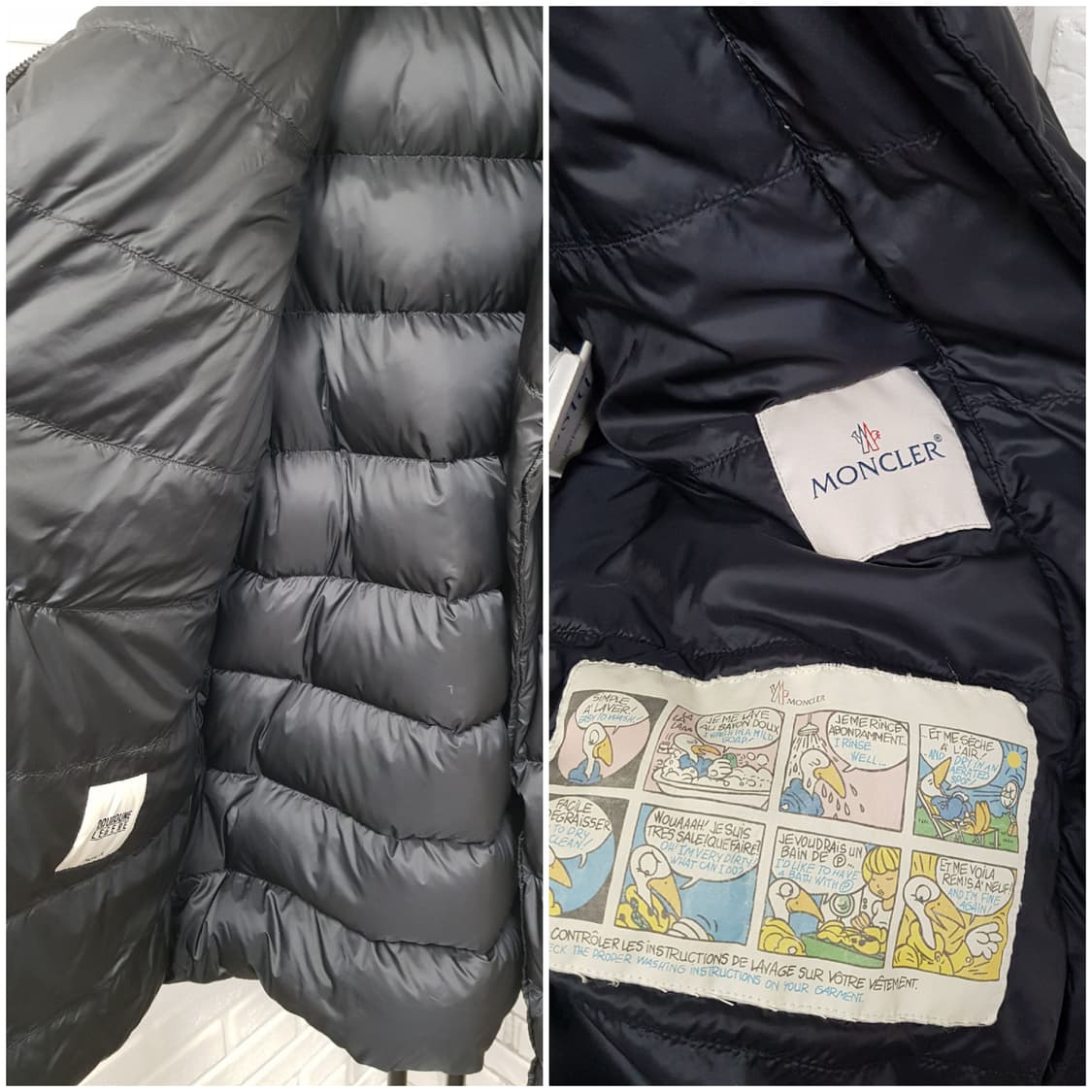 [1/55/정품] 몽클레어 젤리노떼 벨티드패딩 블랙 상품이미지4