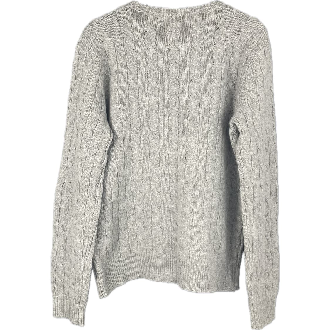 [L] 폴로 랄프로렌 여성 메리노울 케이블 꽈배기 브이넥 니트 스웨터 상품이미지2