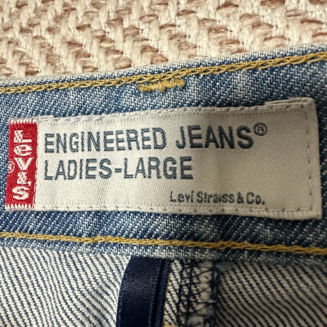 LEVI'S 00's engineered jeans denim skirt 상품이미지3