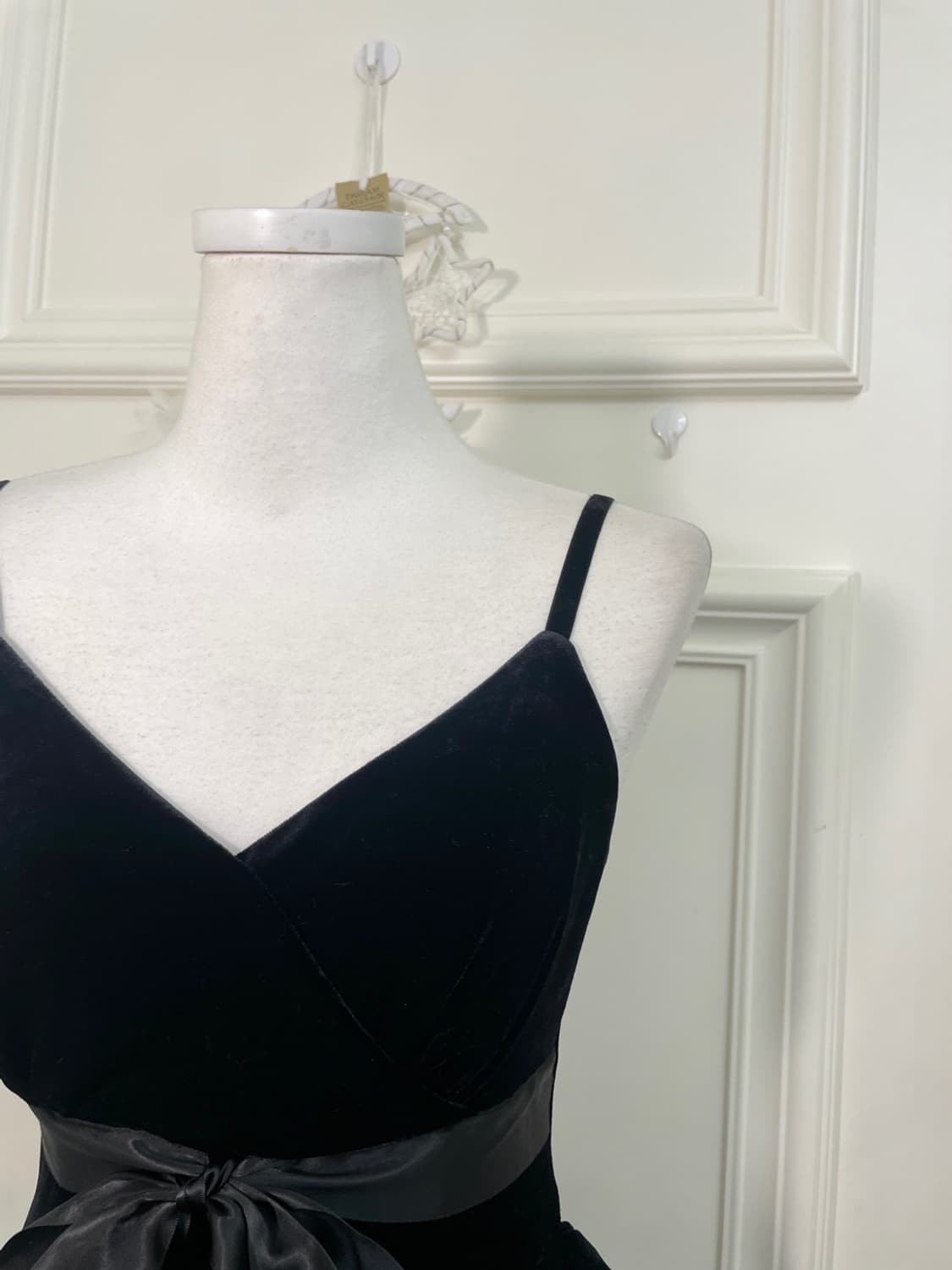 black velvet lace ruffle bow point opc 상품이미지7