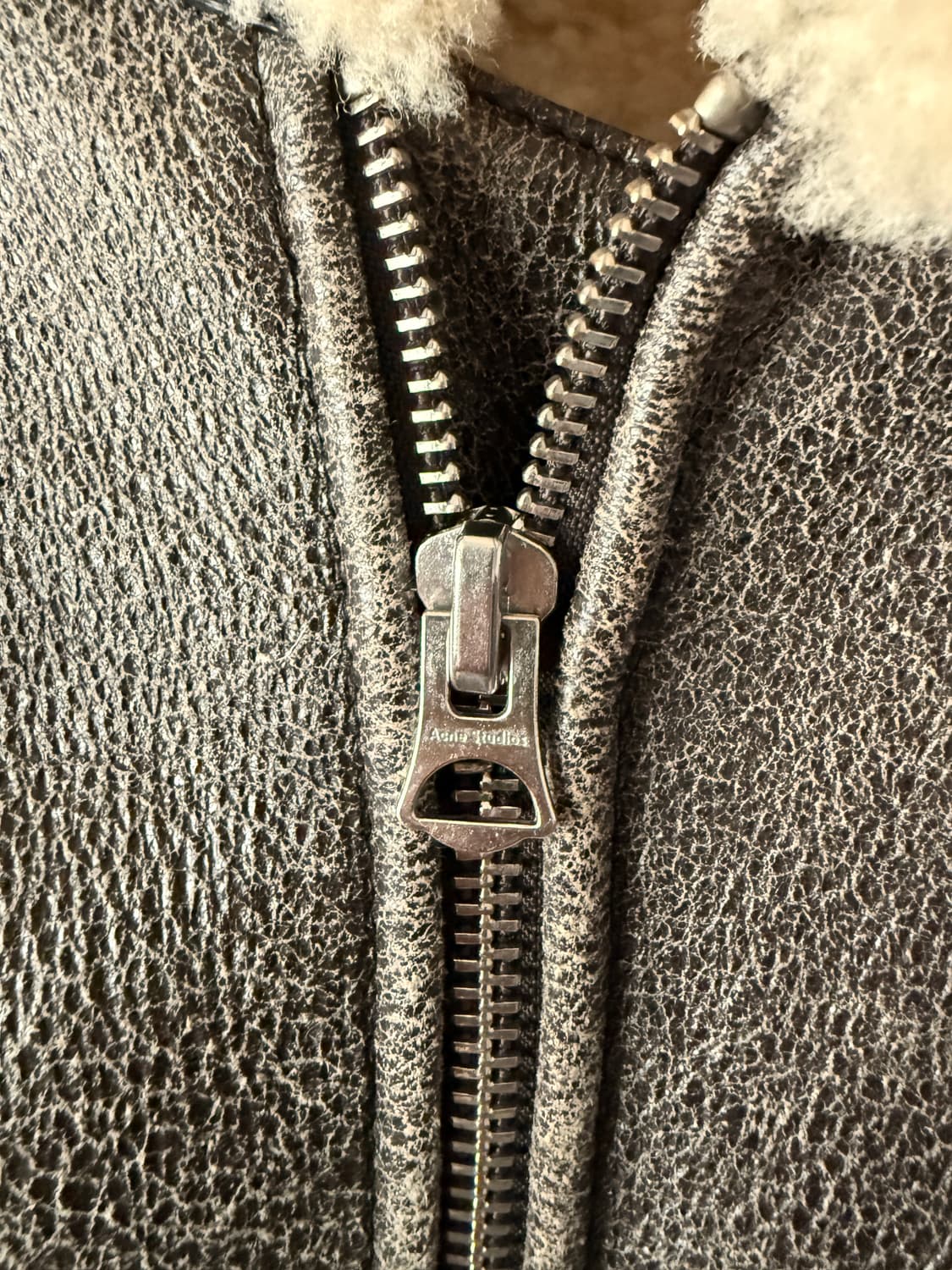 [아크네] 무스탕 무통 자켓 XL 52 상품이미지7