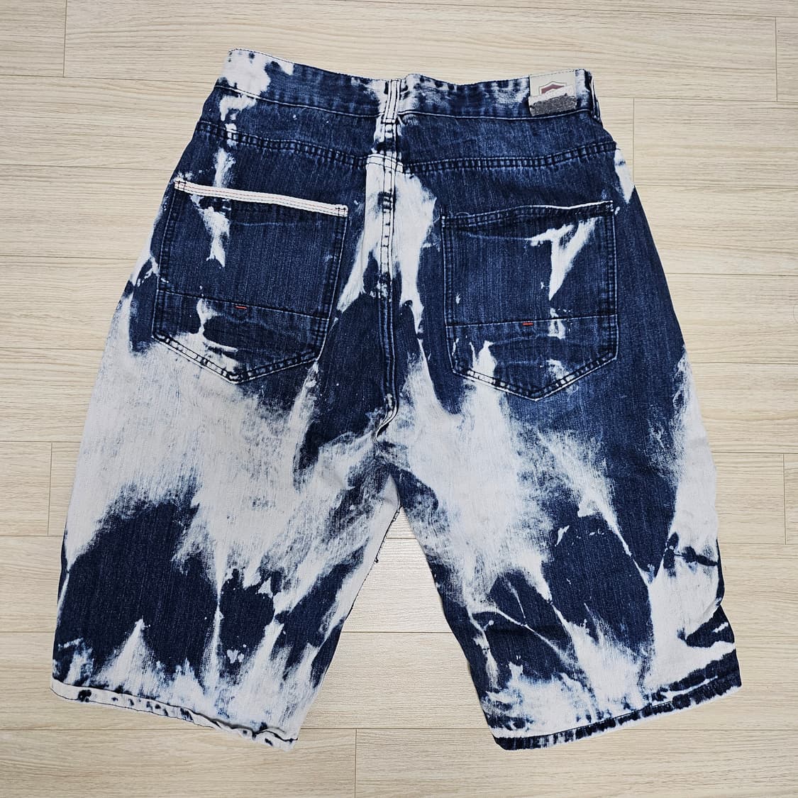 (실착1회) 데님 버뮤다팬츠 프리사이즈 오버핏 상품이미지2