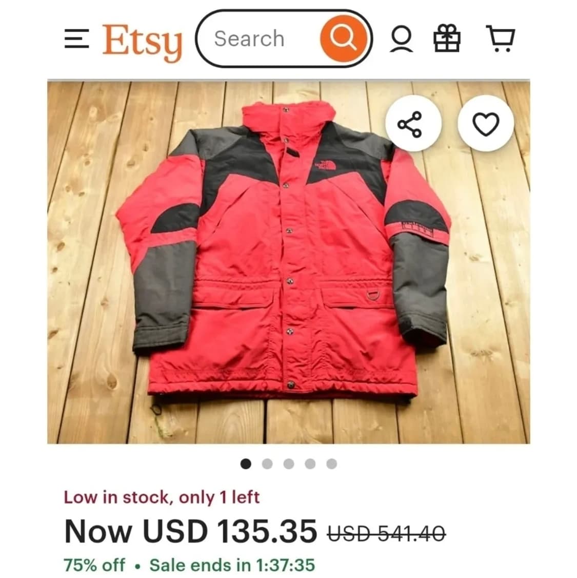 (희귀)90's 노스페이스 익스트림 라이트 시리즈 스키 자켓 L 정품 상품이미지9