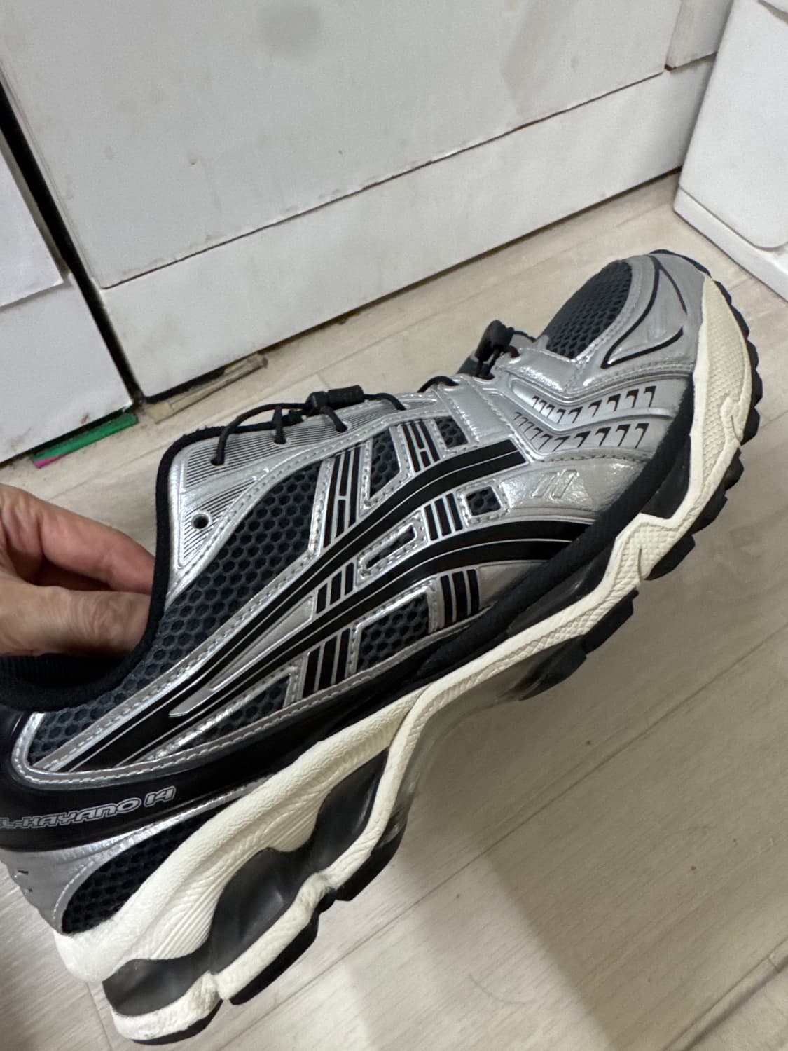 아식스 젤 카야노 14 캐리어 그레이 블랙 280 상품이미지5