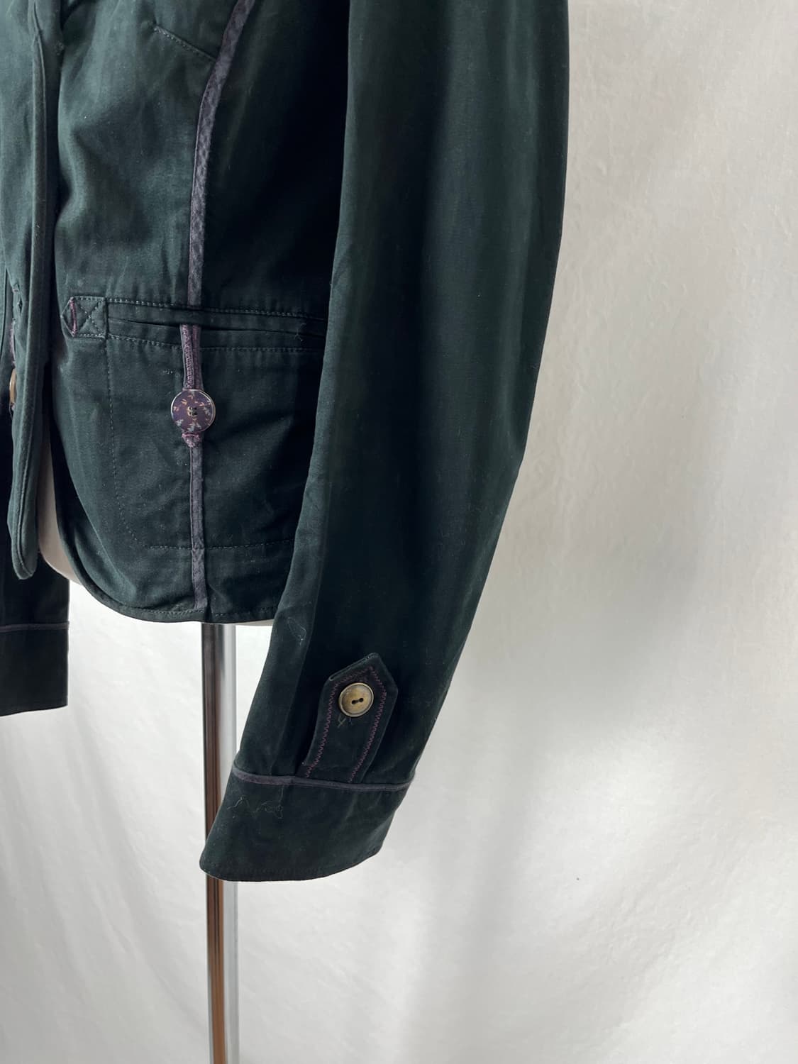 Max&co 코튼 퍼플 스티치 자켓 상품이미지4