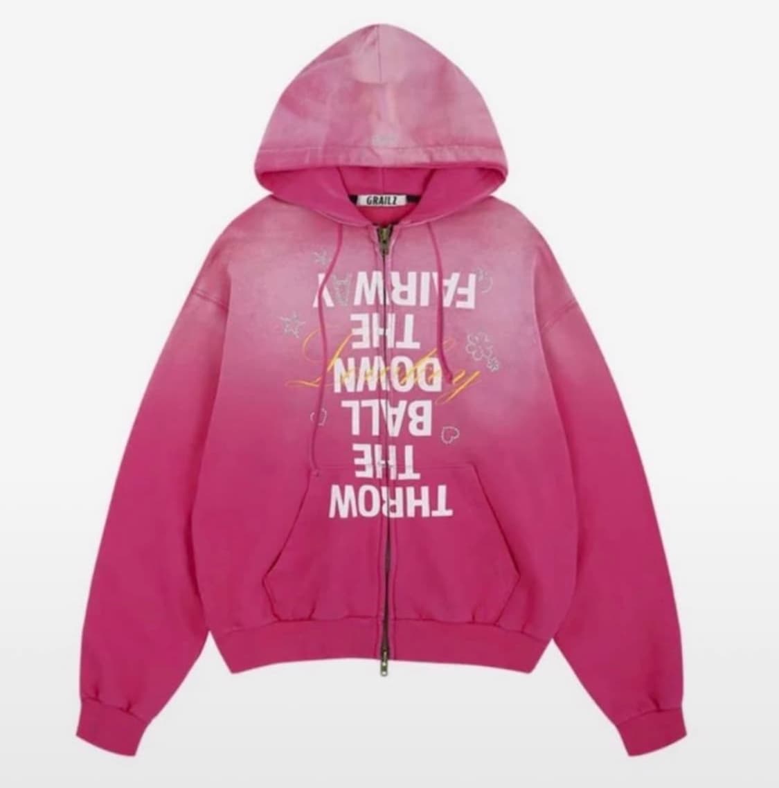 그레일즈 핑크 후드집업  상품이미지1