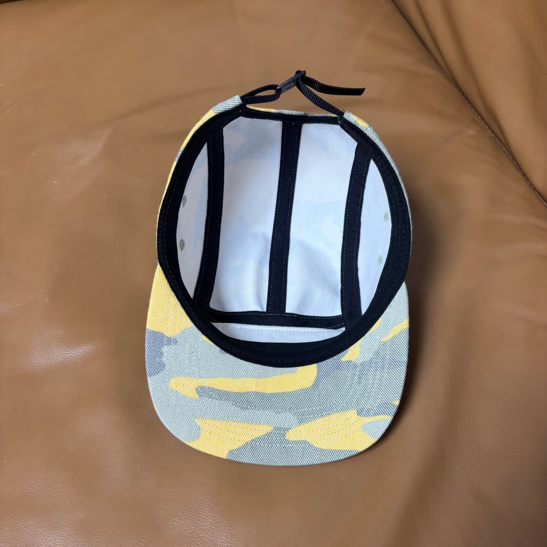 슈프림 캠프캡 모자 박스로고 워시드 카모 상품이미지6