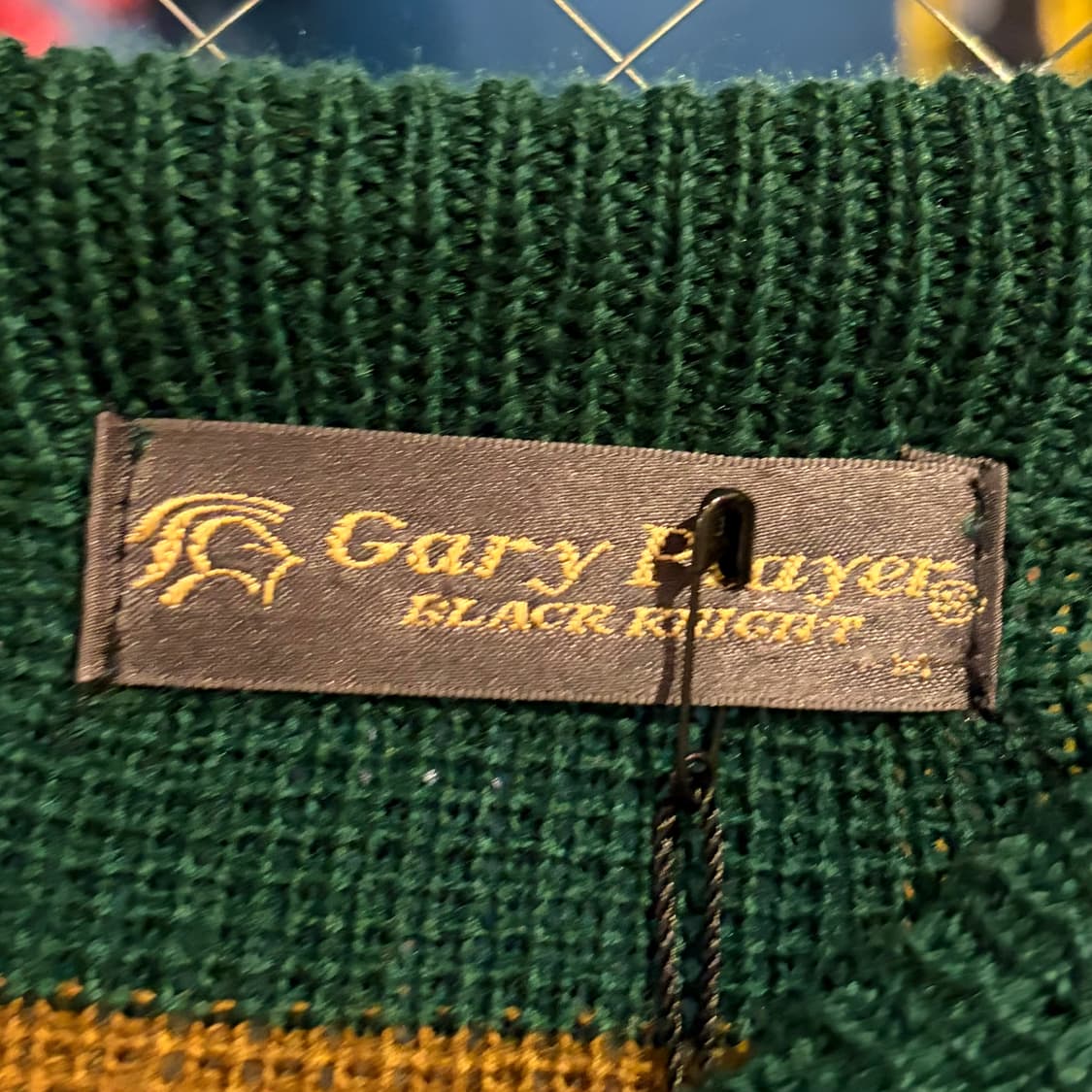 GARY PLAYER 개리 플레이어 패턴 케이블 니트 상품이미지9