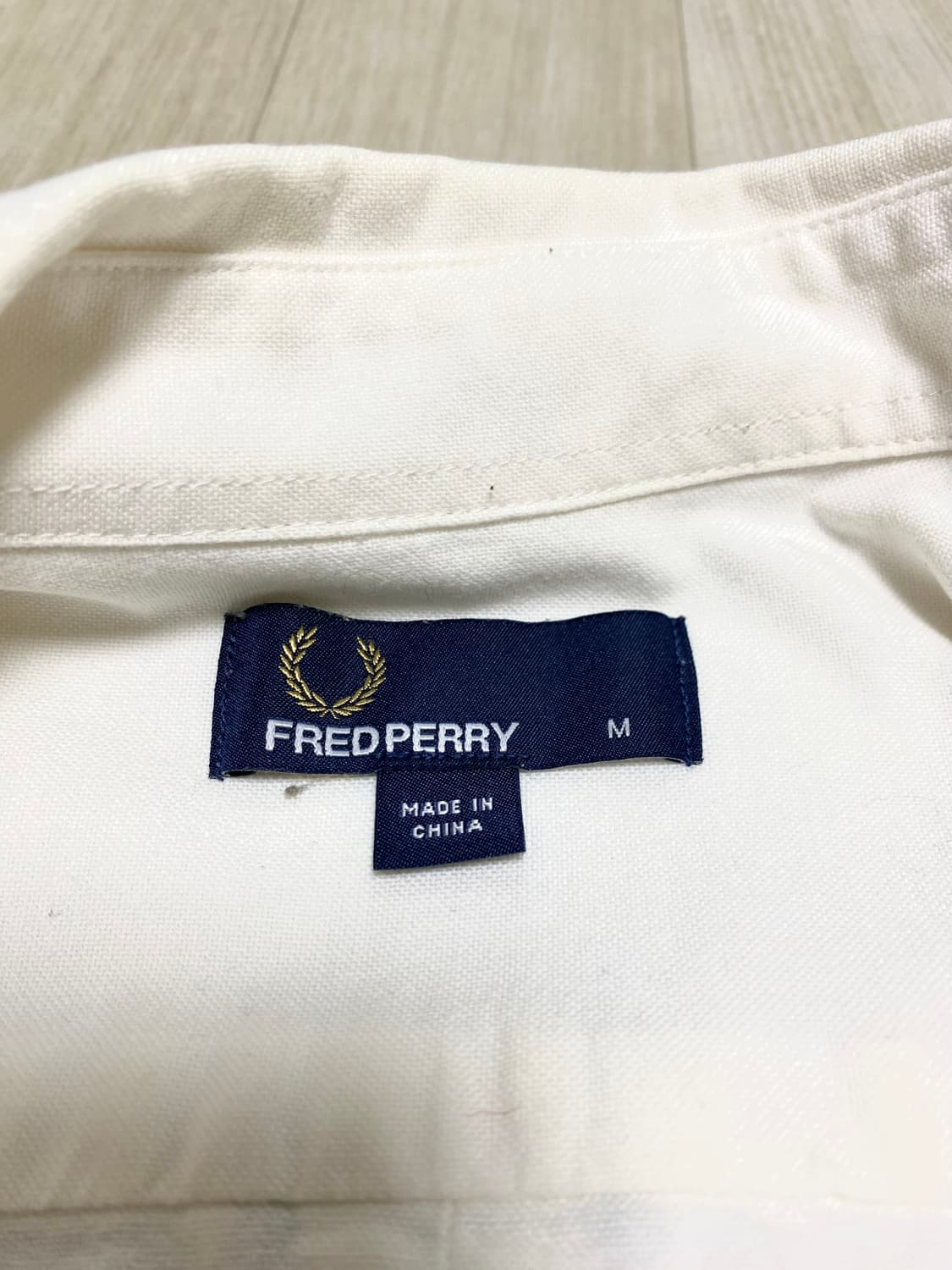 [M정품] 프레디페리 옥스포드 셔츠 아이보리 상품이미지6