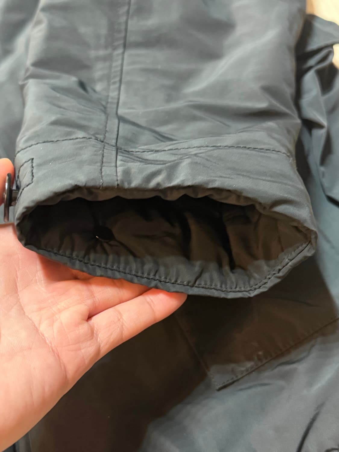 {XL/상태 S} 스톤아일랜드 마이크로랩스 패딩 야상 자켓 상품이미지6