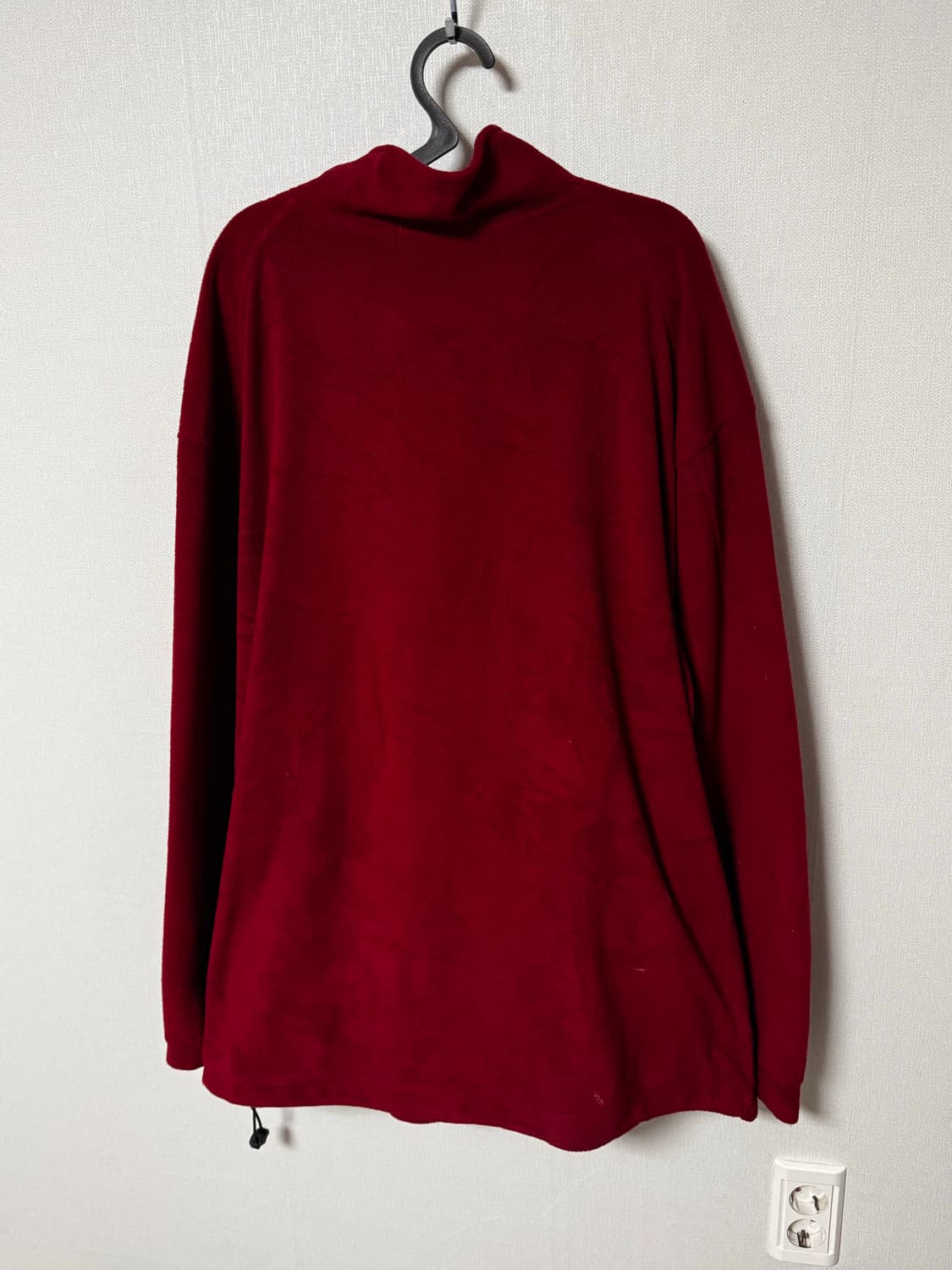 베어크리크 버건디 오버핏 플리스 상품이미지3