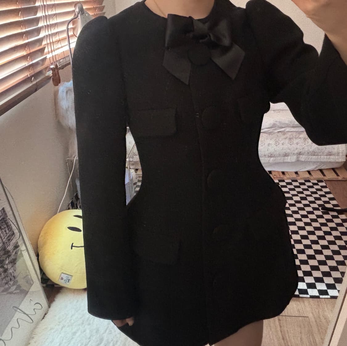 슈슈통 shushutong 자켓 원피스 (블랙/6/S) 상품이미지6