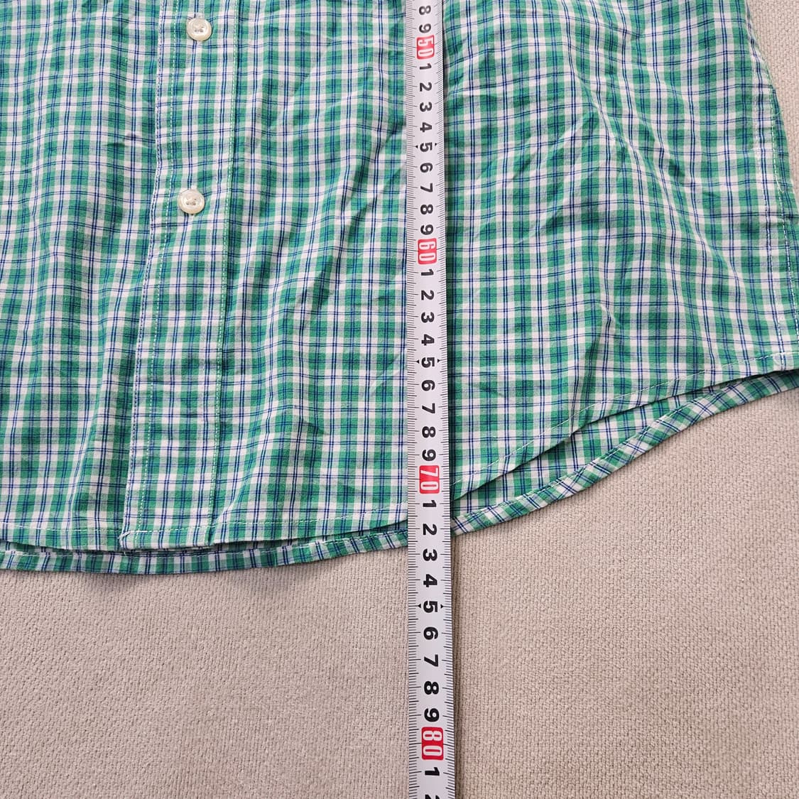 S 쳅스 체크패턴 반팔 셔츠 0407Y 상품이미지6