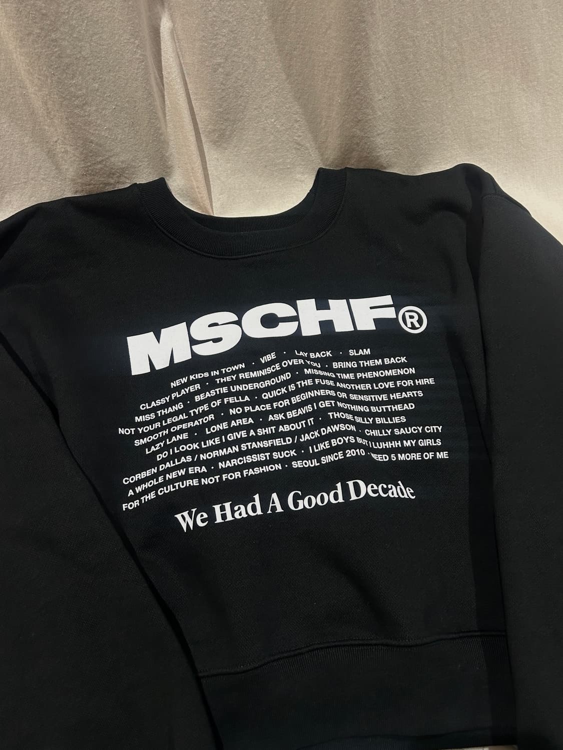 Mischief 미스치프 크롭 맨투맨 M 상품이미지3