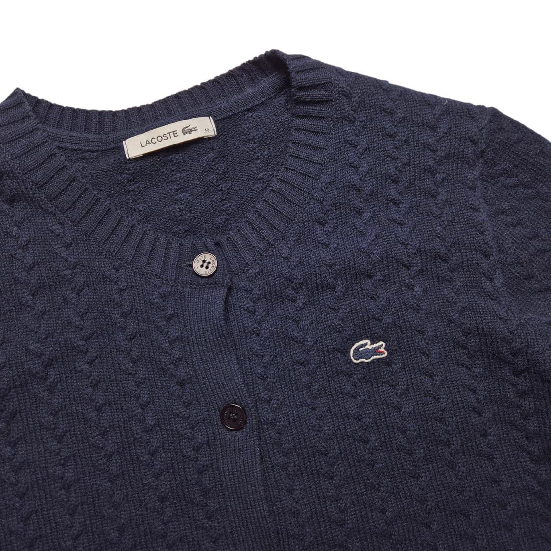 [40] 라코스테 케이블 니트 가디건 상품이미지6