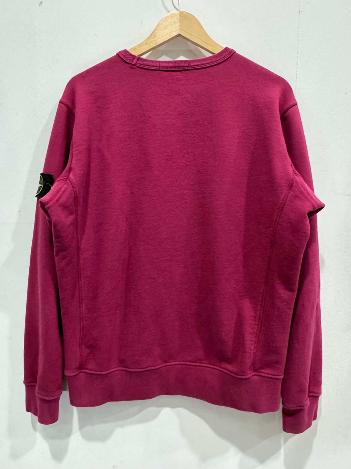 스톤아일랜드 맨투맨 XL 버건디 정품 상품이미지2