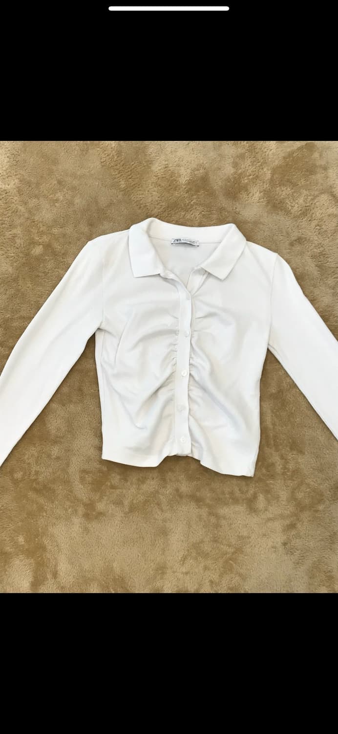 자라 셔링 가디건  상품이미지2