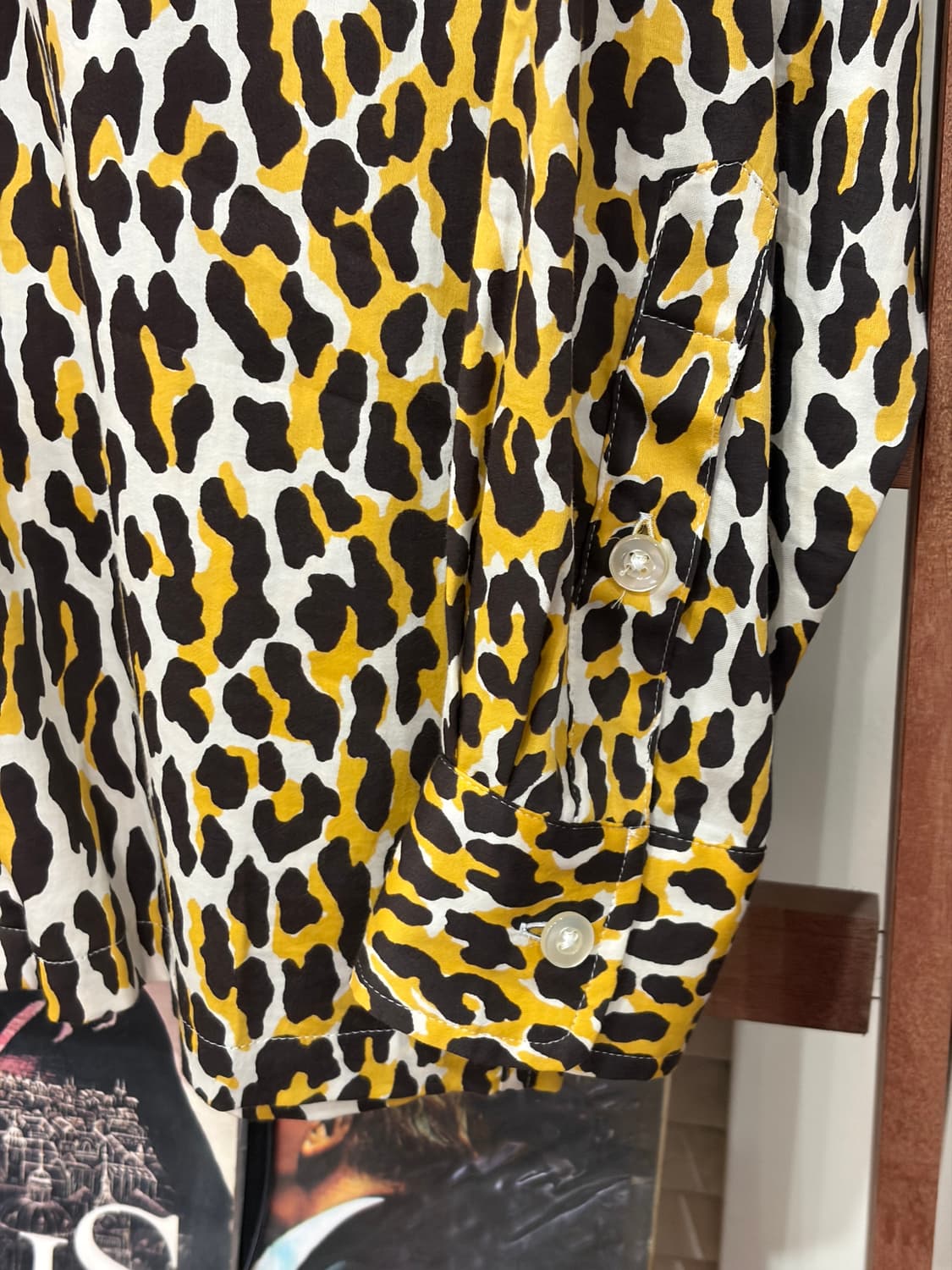 J75 와코마리아 레오파드  긴팔 셔츠 상품이미지2