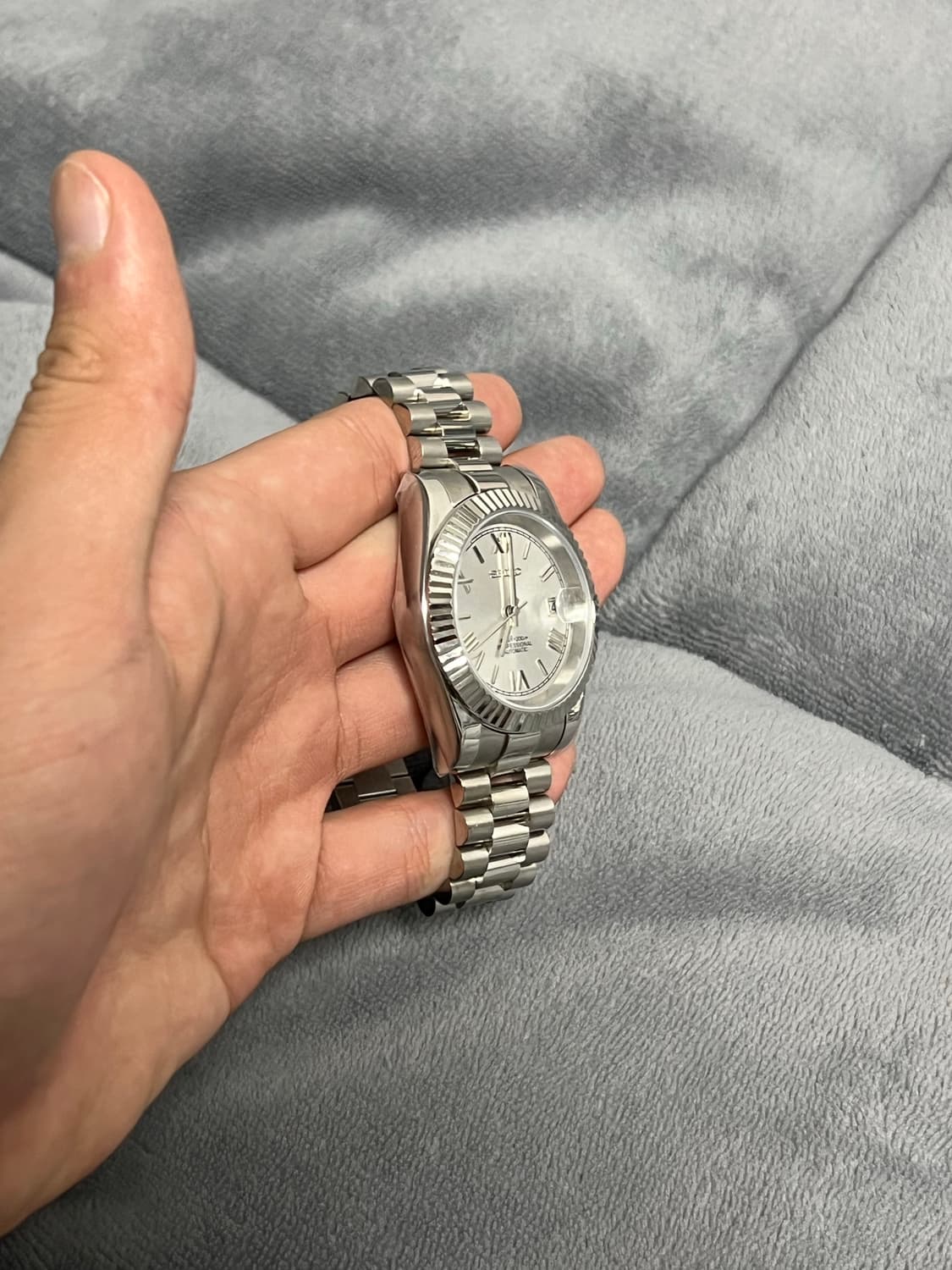 세이코 데이트저스트 흰판 커스텀 상품이미지3