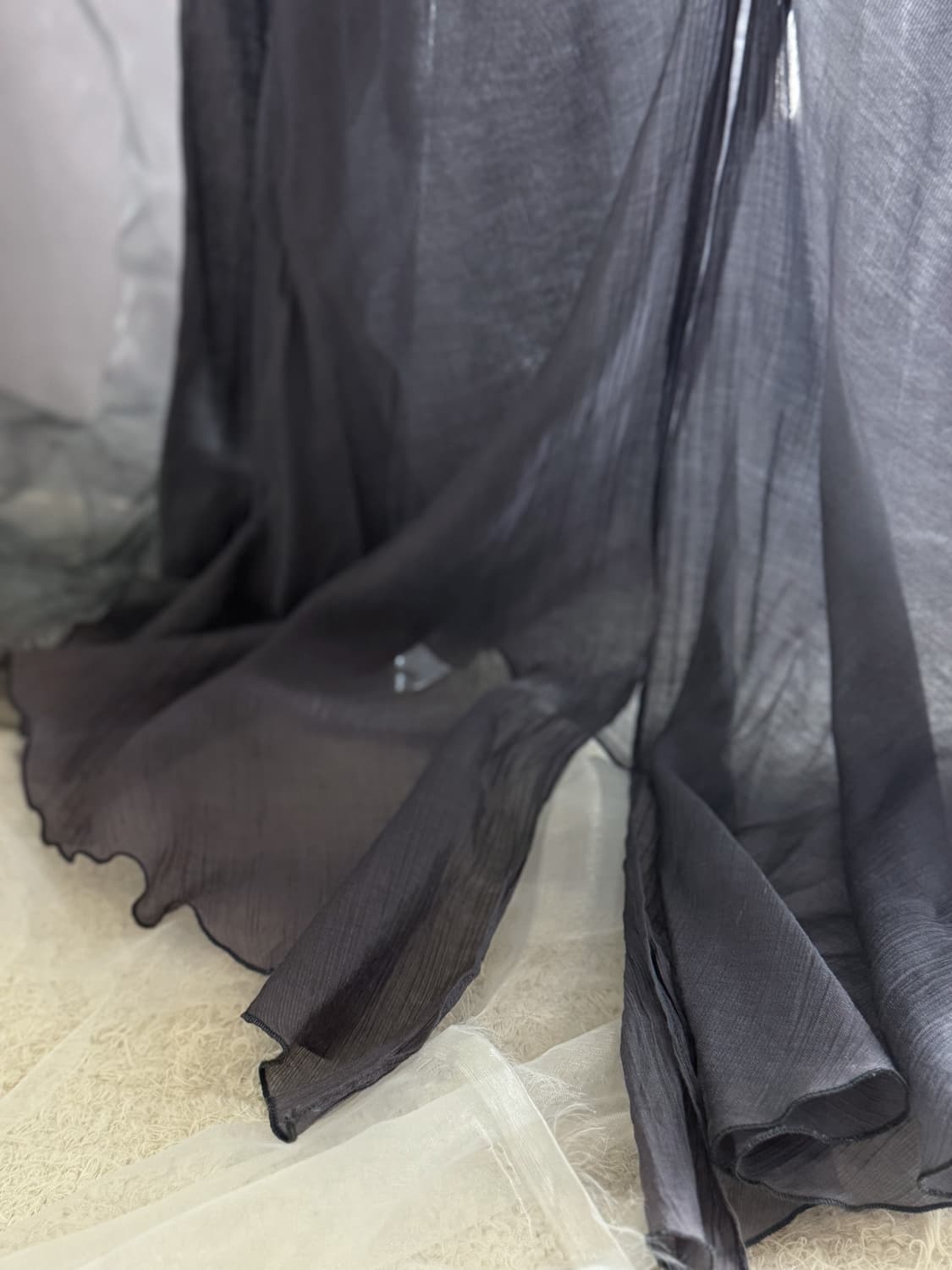 Charcoal See-Through Cardigan 0195 상품이미지6