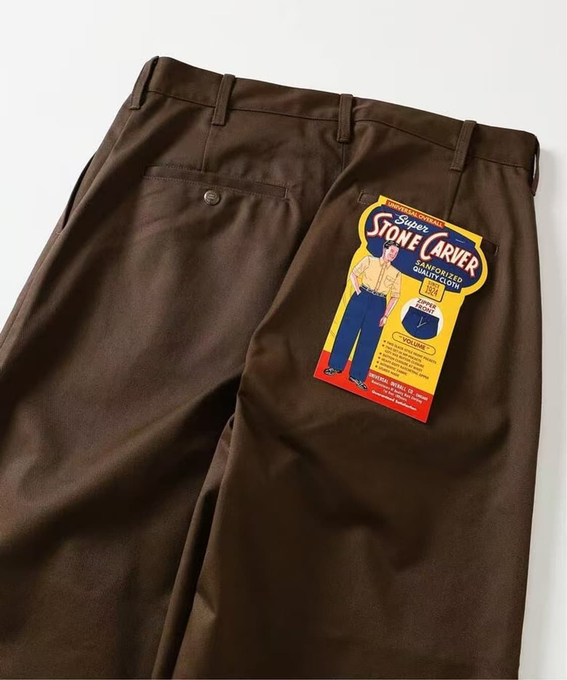 저널스탠다드 x 유니버셜 오버랠 헤리티지라인 원턱와이드팬츠 상품이미지5