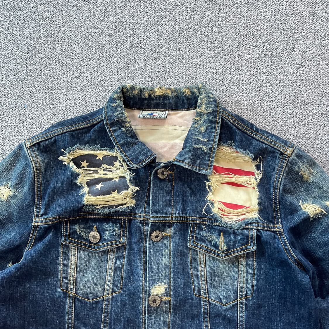 USA VTG 데님 청자켓 상품이미지2