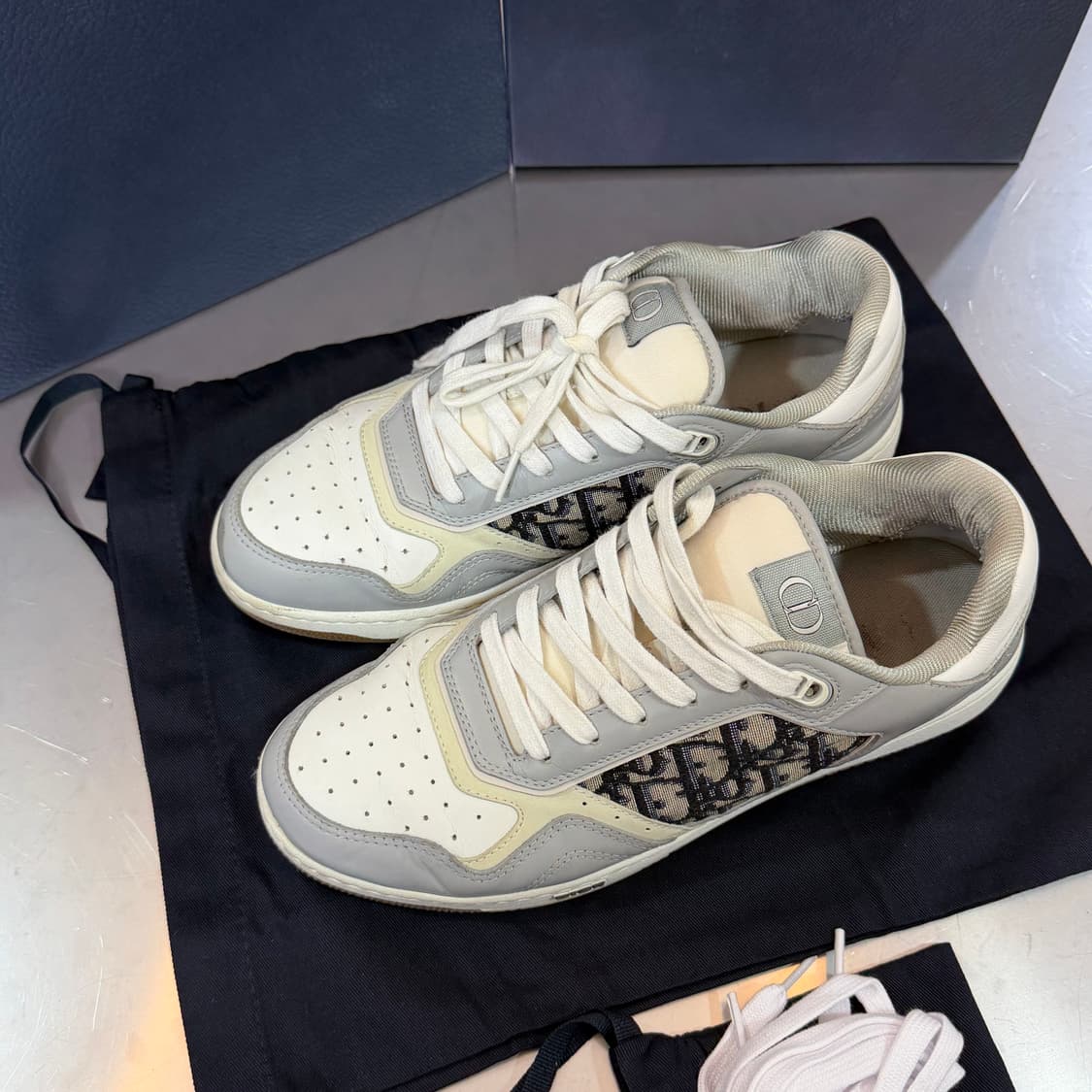 [리오브] 디올 오블리크 B27 로우탑 스니커즈 상품이미지2