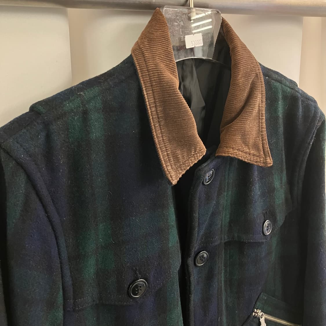 타케오 키쿠치 타탄 체크 울 자켓 2 상품이미지4