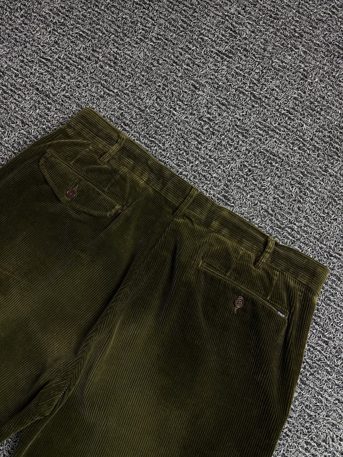 폴로 랄프로렌 신형 아메카지 코듀로이 와이드 팬츠 카키 1887 상품이미지6