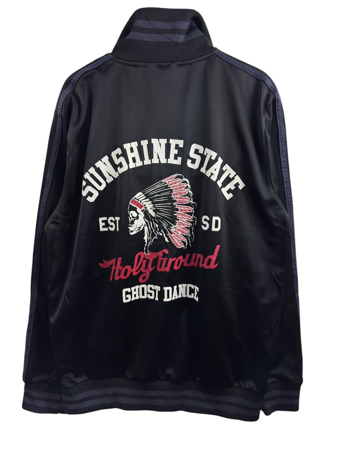 JPN Y2K 스컬 인디안 트랙탑져지1545 상품이미지1