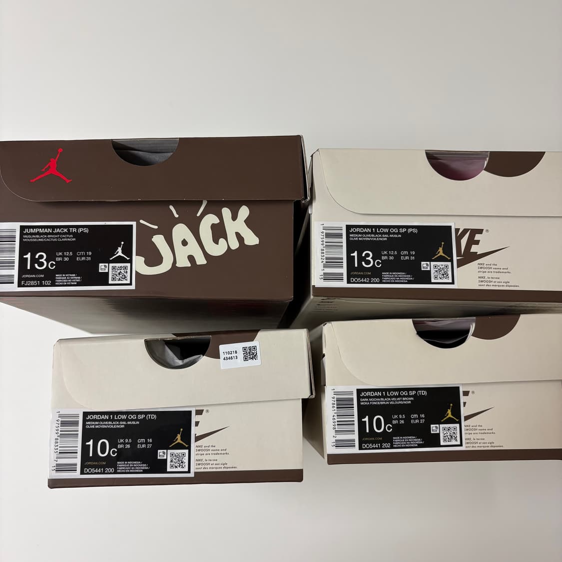 [160,190 TD PS] 나이키 스캇 키즈 나코탭 새상품 상품이미지2