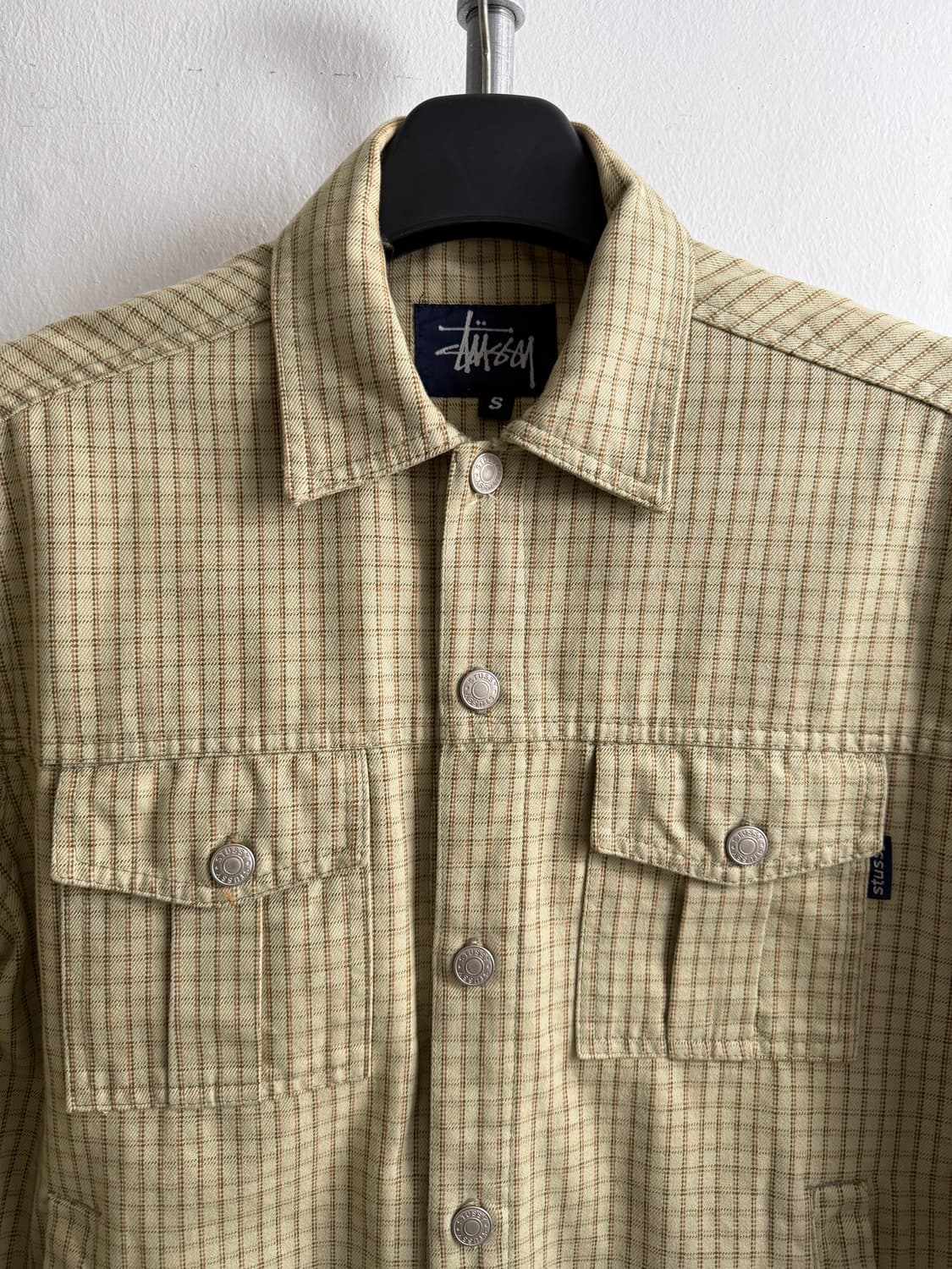 90s STUSSY LEE PLAID JACKET 상품이미지2