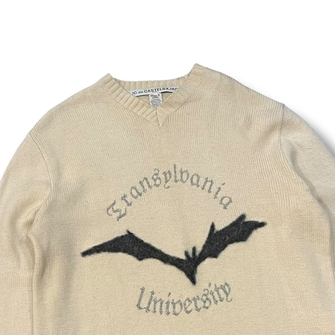  까스텔바쟉 브이넥 울 니트 y13900 상품이미지4