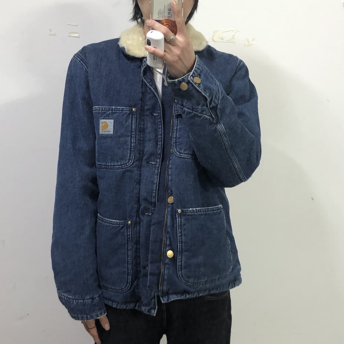 칼하트 데님 쉐르파 자켓 상품이미지3