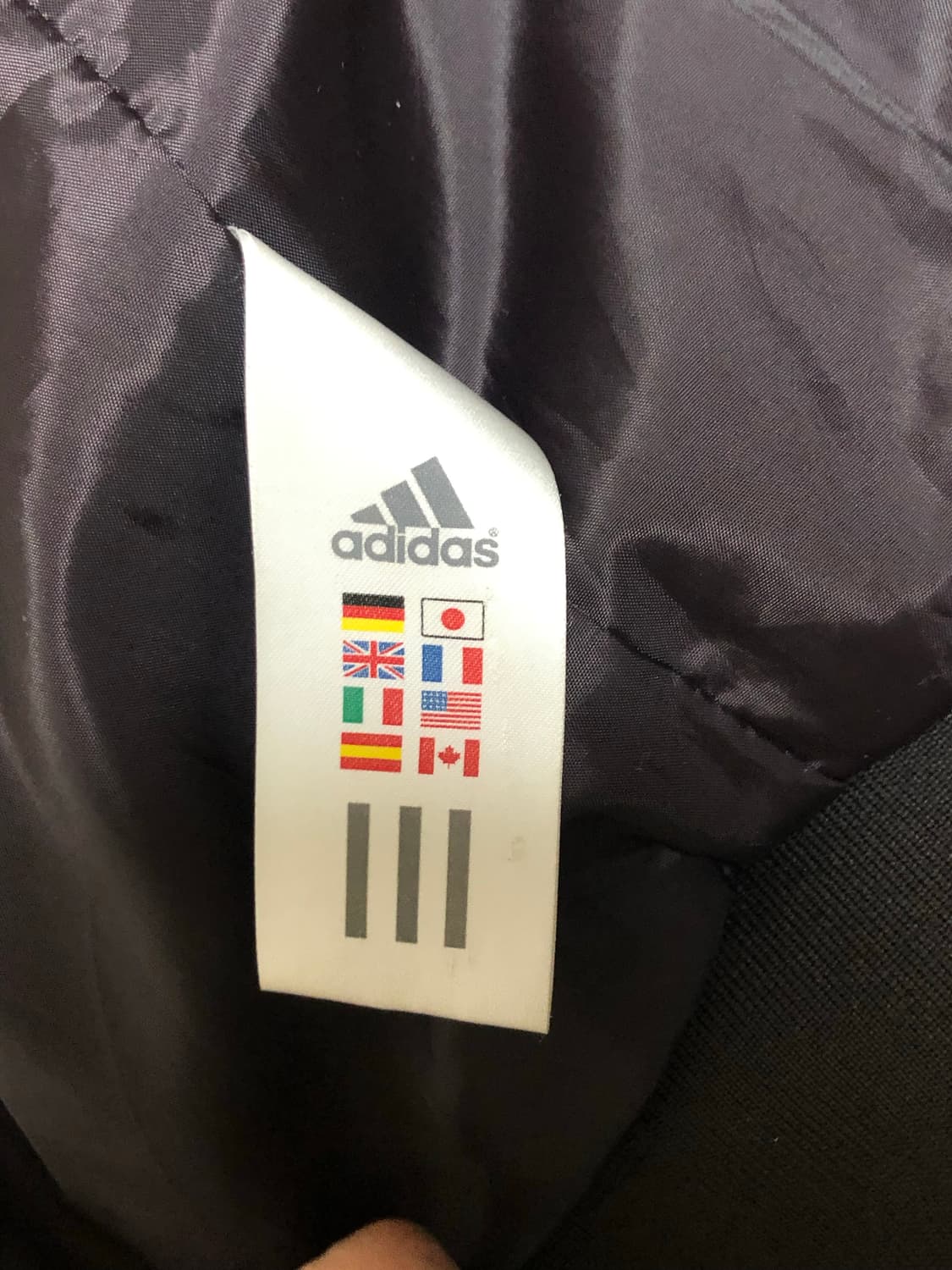 아디다스 빈티지 다크초코 브라운 패딩 대장 갸루 라떼 상품이미지5