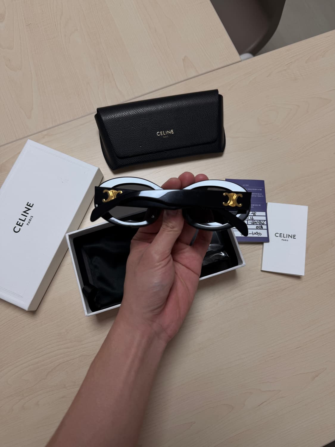 (풀박, 백화점) 셀린느 트리옹프 01 선글라스 뷔착용 상품이미지2