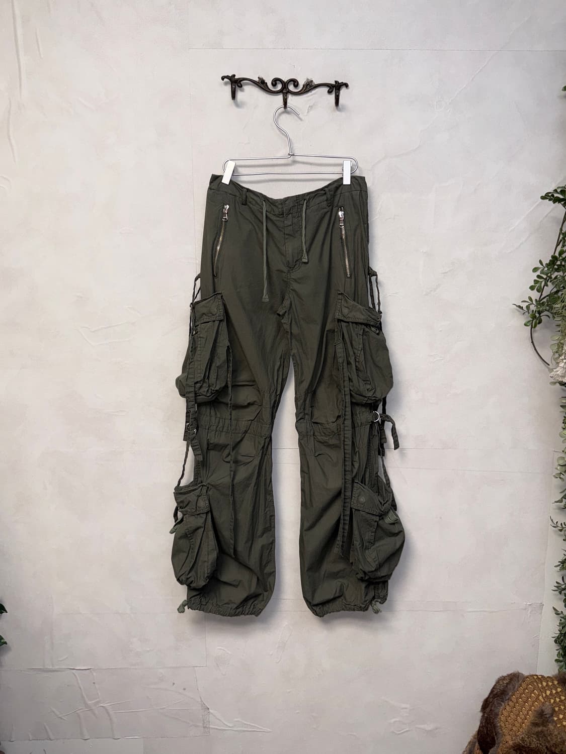 Codes Combine multi pocket shirring 카고팬츠 상품이미지1