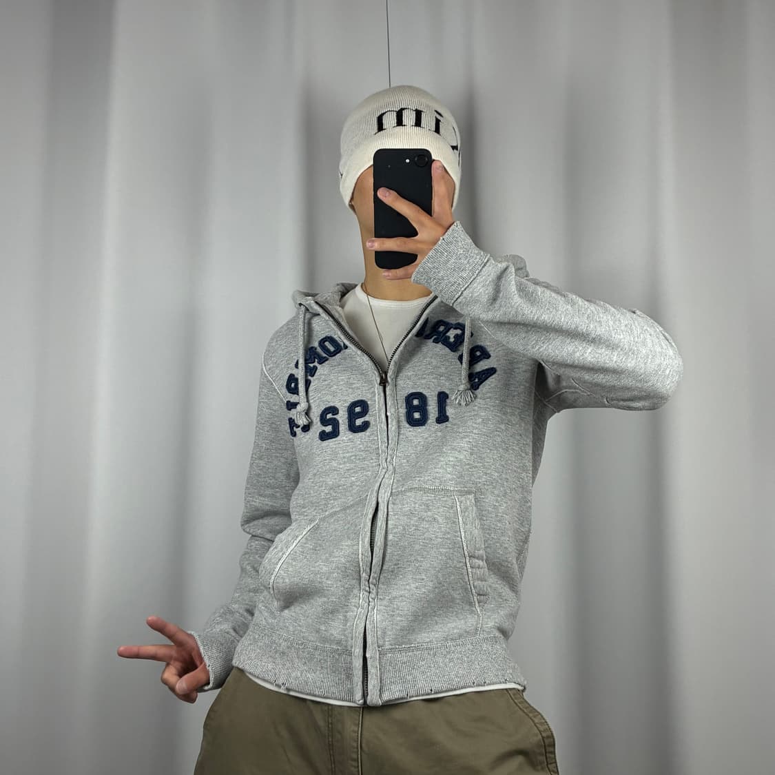 <아베크롬비 패치 로고 후드집업> No.1544 상품이미지2