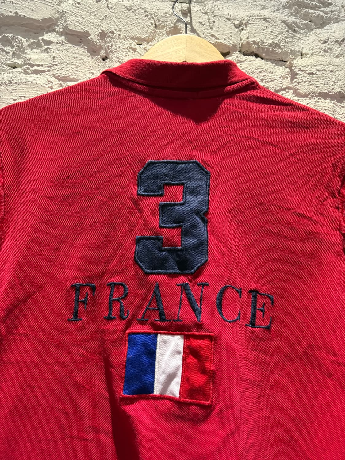 폴로 빅포니 프랑스 치프키프 커스텀 카라 슬리브 럭비티 상품이미지2