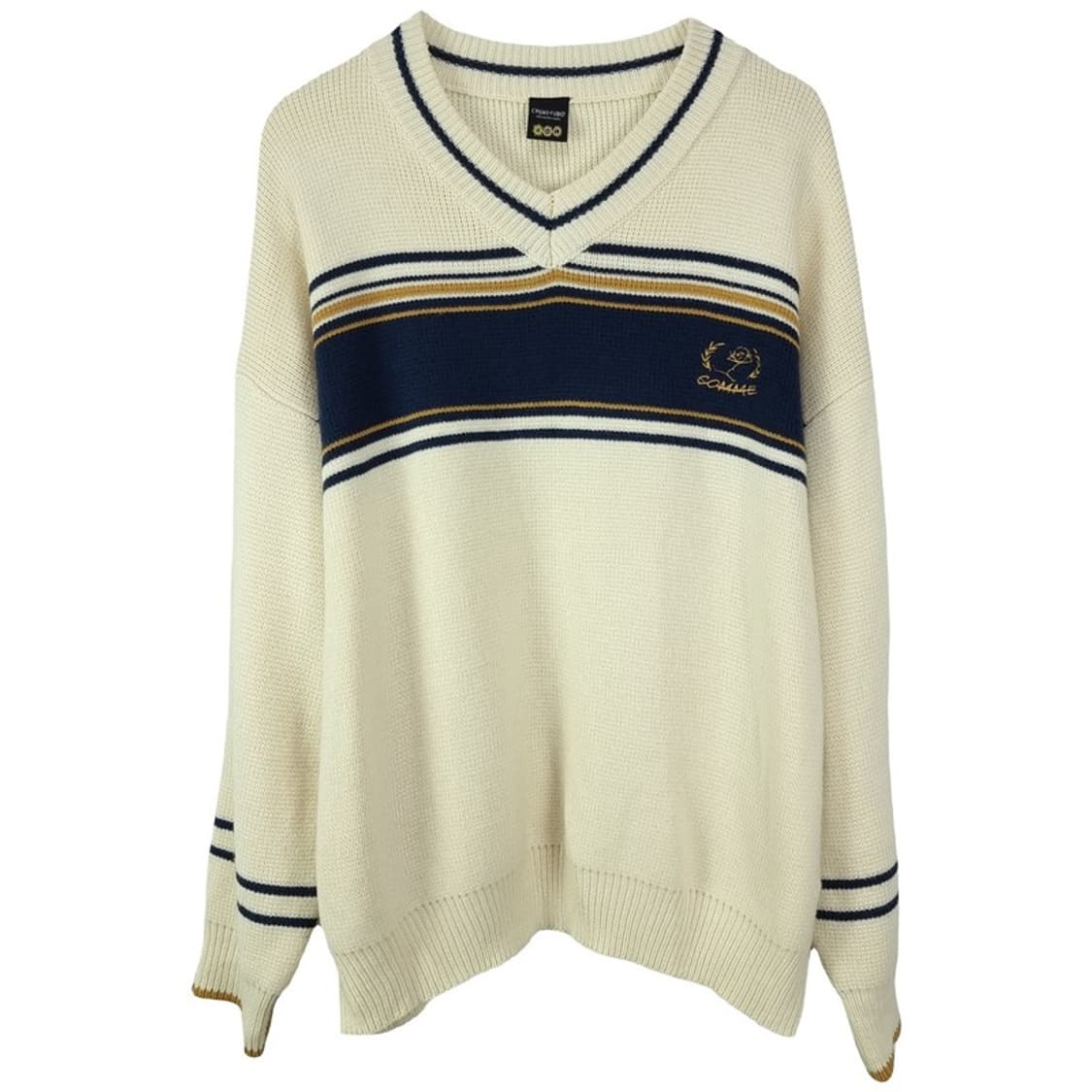 [꼼파뇨] 오버사이즈 프레이 브이넥 니트 M18426 상품이미지2