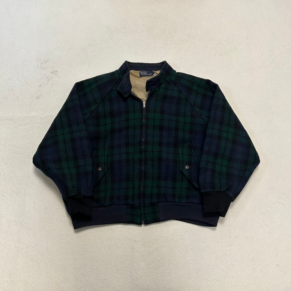 폴로 80‘s 블랙와치 해링턴 바라쿠타 자켓 상품이미지1