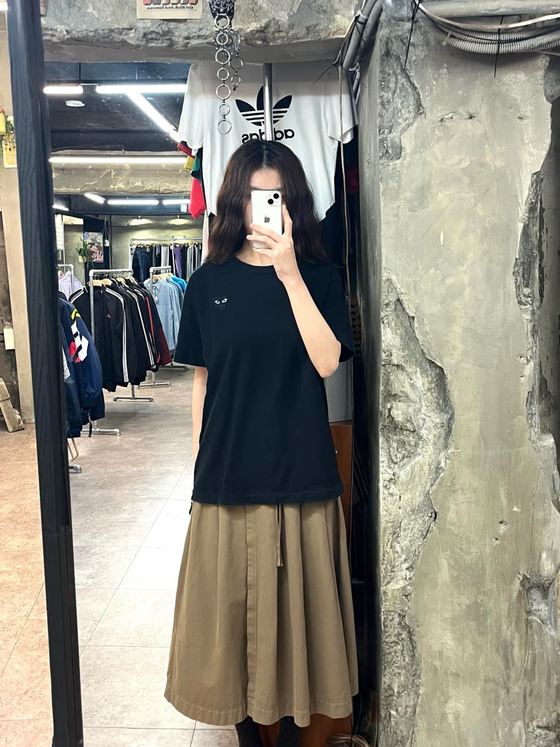 꼼데가르송 반팔티 블랙 L #csz2569 상품이미지2