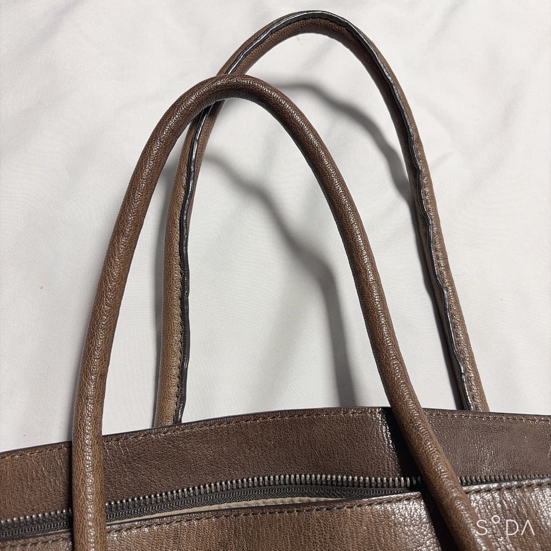 TIME 타임 브라운 숄더백 상품이미지6