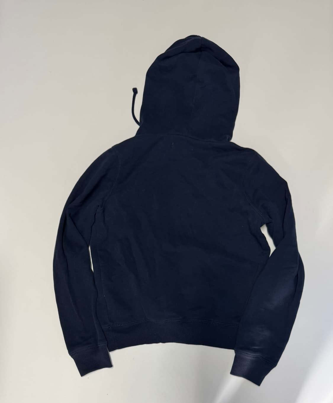 희귀!! 여성 홀리스터 스펠아웃 기모 크롭 후드티 M 네이비 상품이미지2