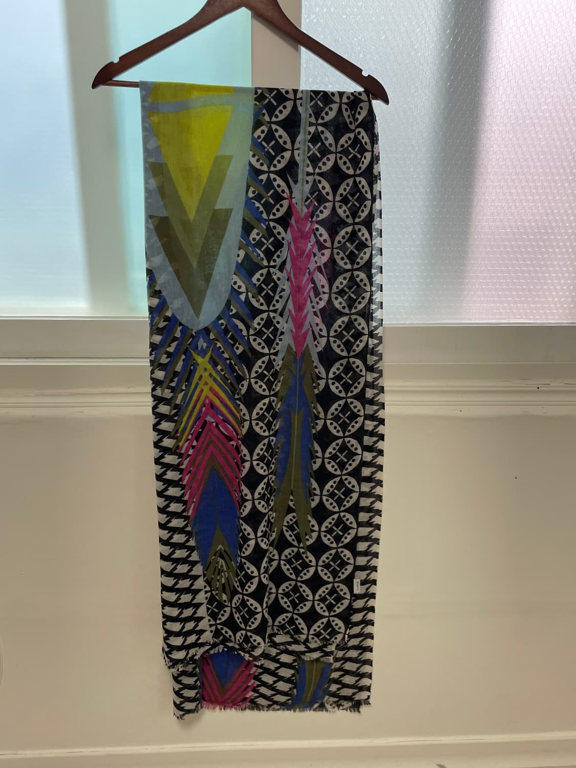 Yarnz 보헤미안 에스닉 캐시미어 스카프 J03749 상품이미지2