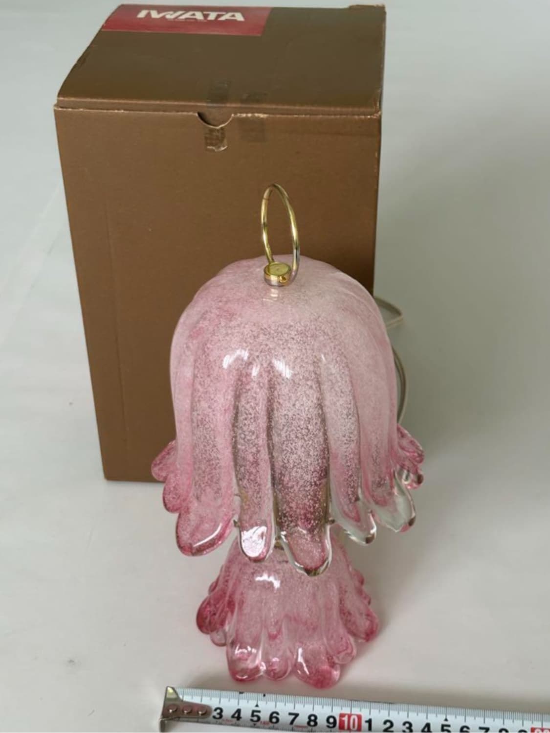 핑크 희귀 IWATA GLASS TOKYO 이와타 글래스 조명 상품이미지2