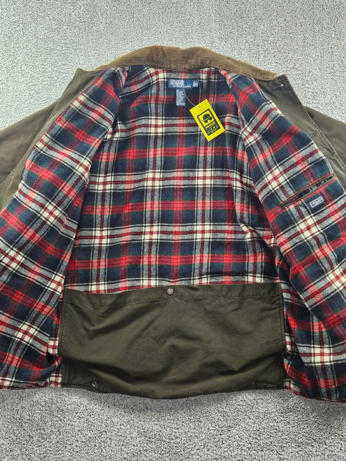 폴로랄프로랜 캔버스 코듀로이카라 모호크 헌팅 자켓 (XL)/ 11072 상품이미지10