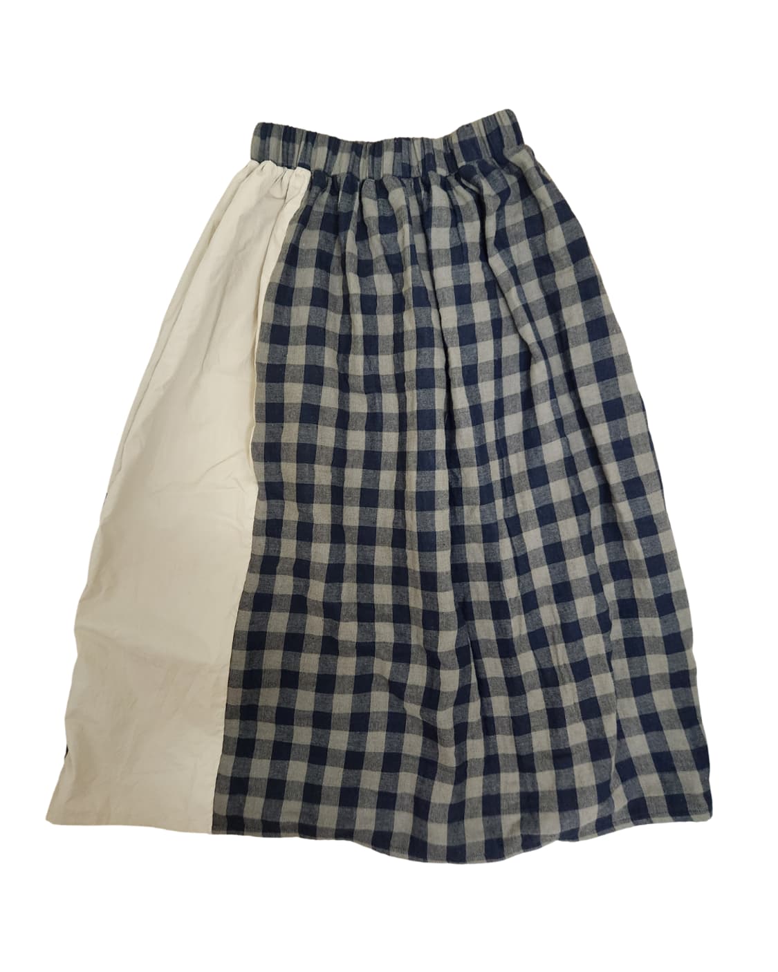 350도 양방향 체크 보헤미안 스커트 상품이미지4