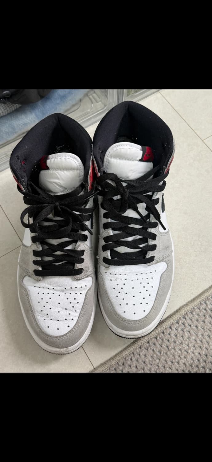 조던 1 레트로 하이 OG 라이트 스모크 그레이 260 상품이미지9