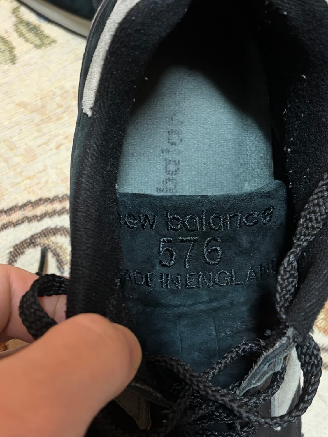 (초희귀) 뉴발란스 576 made in England 블랙 270mm 상품이미지7